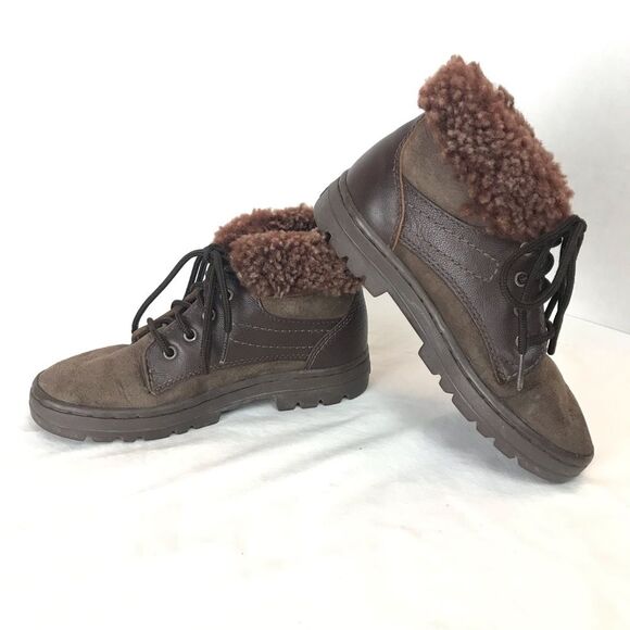 UGG Geeland Brown Ankle Booties Leather Suede Sz 5 - Picture 1 of 7
